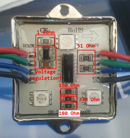 LPD6803, SPI and long distance